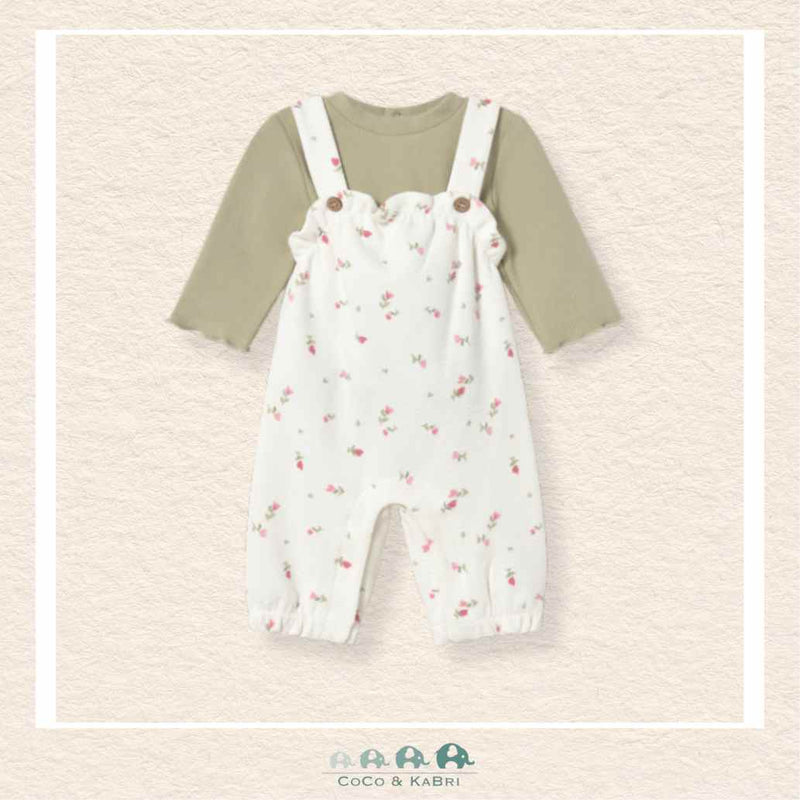 Mayoral Baby Girl Two Piece Overall & Shirt Set, CoCo & KaBri Children's Boutique, Brooks Alberta Canada