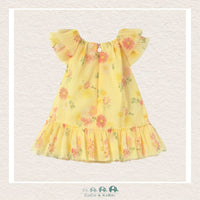 Mayoral Baby Girl Yellow Floral Dress, CoCo & KaBri Children's Boutique