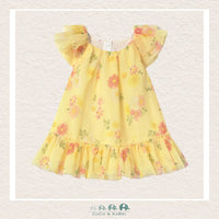 Mayoral Baby Girl Yellow Floral Dress, CoCo & KaBri Children's Boutique