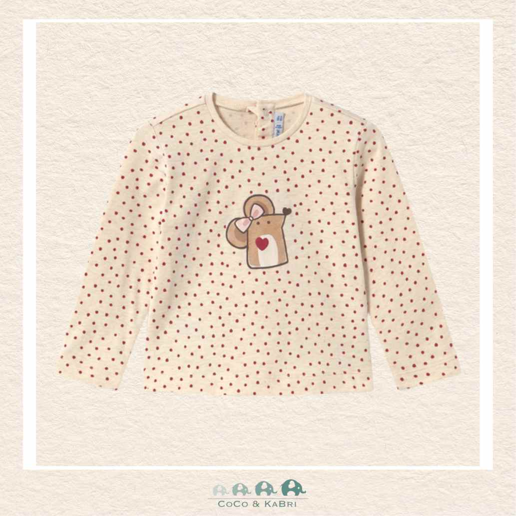 Mayoral Baby Girl/Toddler Tshirt with Little Mouse, CoCo & KaBri Children's Boutique, Brooks Alberta Canada