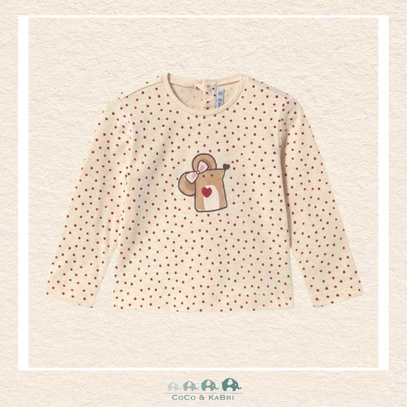 Mayoral Baby Girl/Toddler Tshirt with Little Mouse, CoCo & KaBri Children's Boutique, Brooks Alberta Canada
