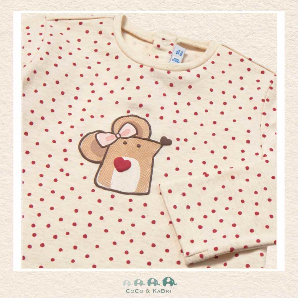Mayoral Baby Girl/Toddler Tshirt with Little Mouse, CoCo & KaBri Children's Boutique, Brooks Alberta Canada