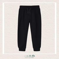 Mayoral Basic Cuffed Fleece Trousers Black, CoCo & KaBri Children's Boutique