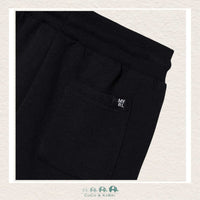 Mayoral Basic Cuffed Fleece Trousers Black, CoCo & KaBri Children's Boutique