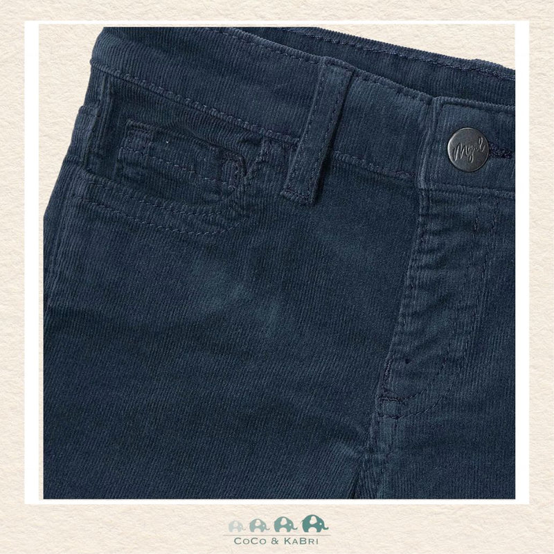 Mayoral: Boys Basic Cord Pants - Navy, CoCo & KaBri Children's Boutique