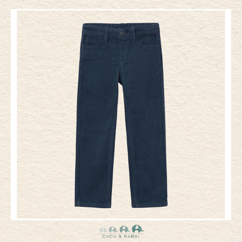 Mayoral: Boys Basic Cord Pants - Navy, CoCo & KaBri Children's Boutique