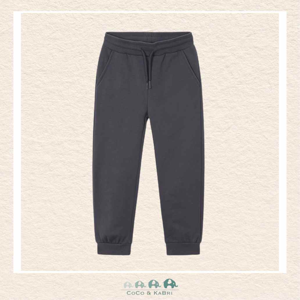 Mayoral Boys: Basic Cuffed Fleece Pants - Blackboard, CoCo & KaBri Children's Boutique, Brooks Alberta Canada