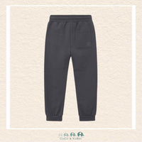 Mayoral Boys: Basic Cuffed Fleece Pants - Blackboard, CoCo & KaBri Children's Boutique, Brooks Alberta Canada