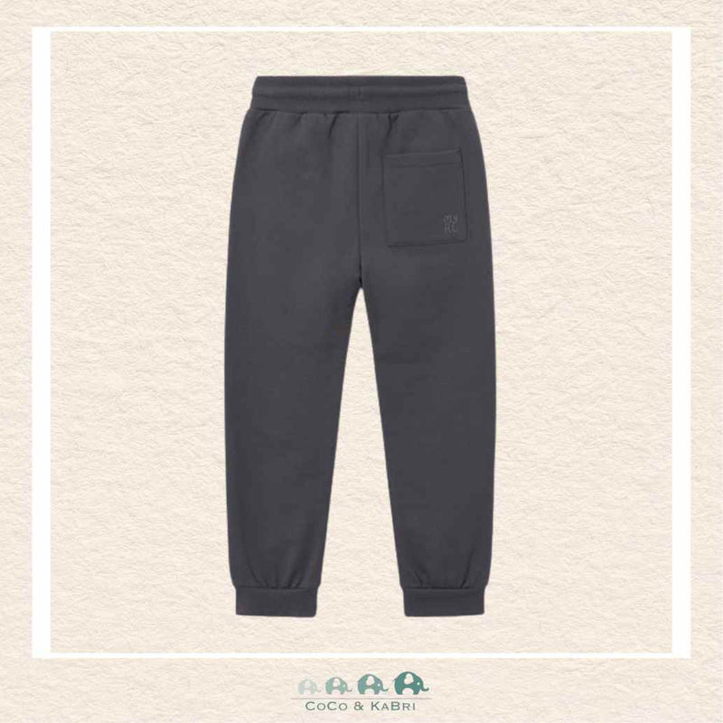 Mayoral Boys: Basic Cuffed Fleece Pants - Blackboard, CoCo & KaBri Children's Boutique, Brooks Alberta Canada
