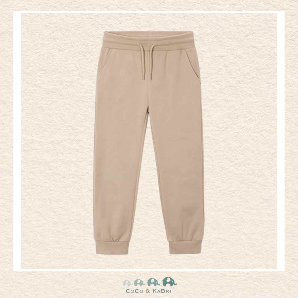 Mayoral Boys: Basic Cuffed Fleece Pants - Hazelnut, CoCo & KaBri Children's Boutique, Brooks Alberta Canada