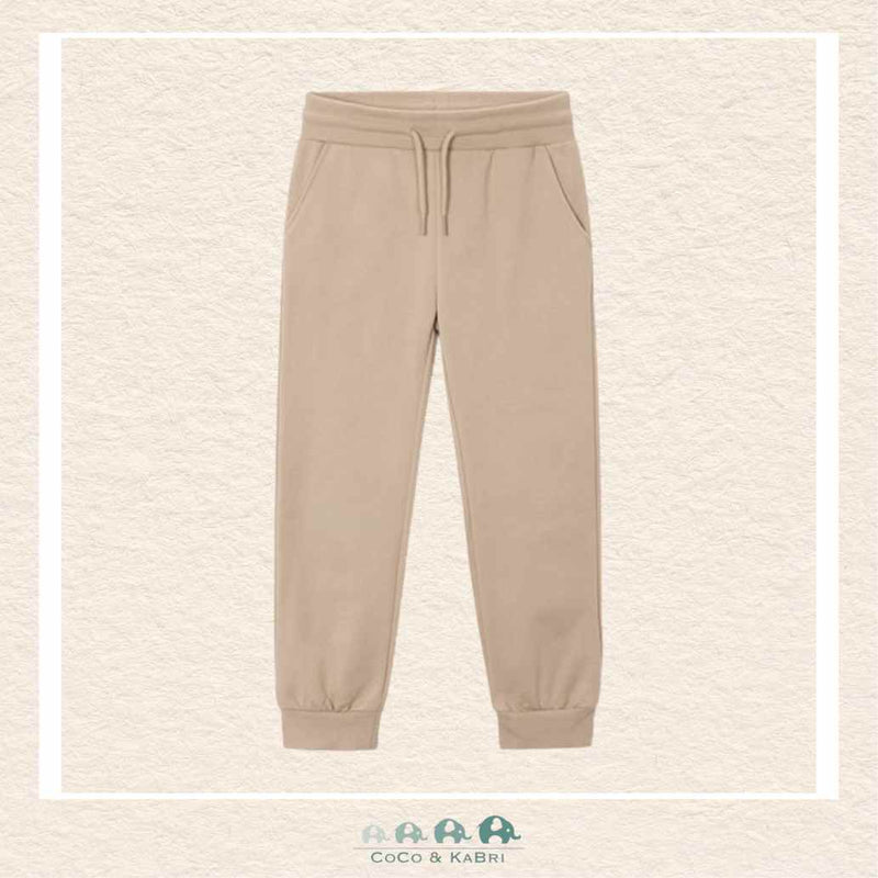 Mayoral Boys: Basic Cuffed Fleece Pants - Hazelnut, CoCo & KaBri Children's Boutique, Brooks Alberta Canada