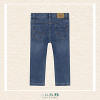 Back view of Mayoral boys jeans showing the reinforced stitching and high-quality construction for active play | Canada