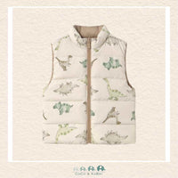 Mayoral: Boys Dinosaur Reversible Vest, CoCo & KaBri Children's Boutique, Brooks Alberta Canada