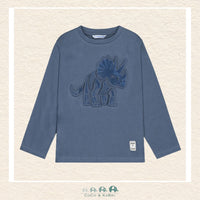 Mayoral Boys Embossed Dinosaur Tshirt, CoCo & KaBri Children's Boutique