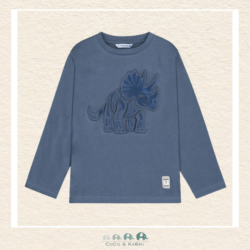 Mayoral Boys Embossed Dinosaur Tshirt, CoCo & KaBri Children's Boutique
