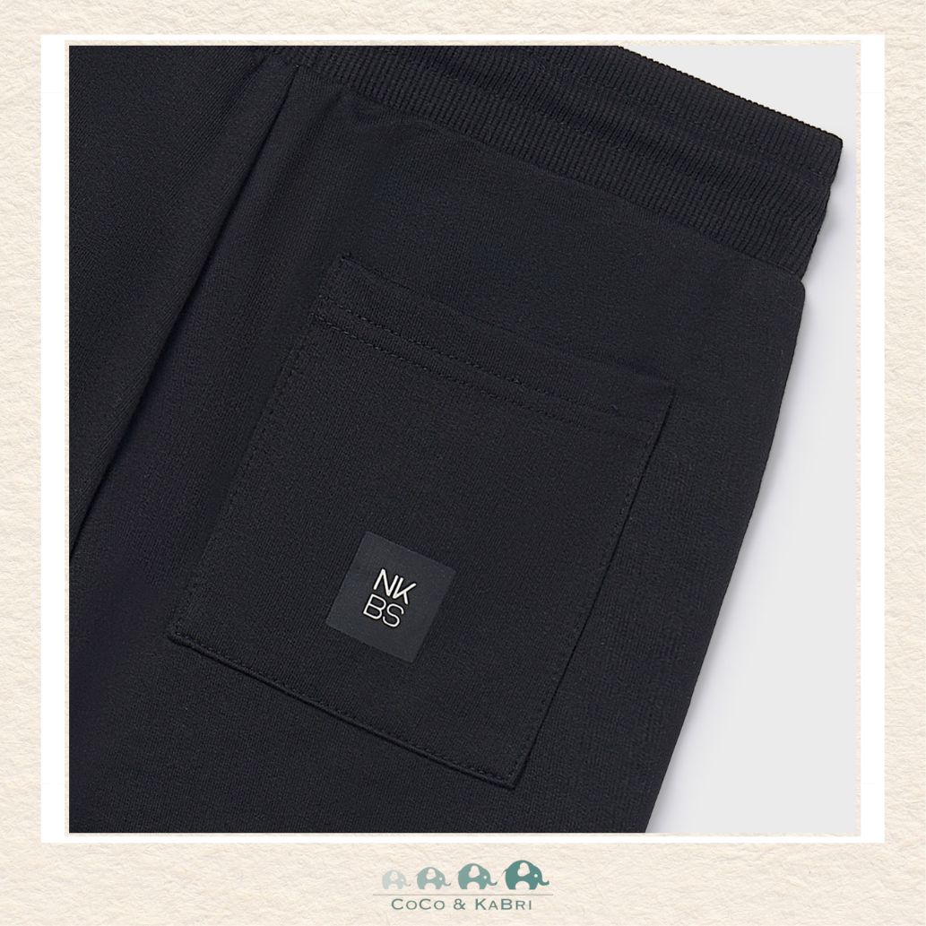 Close-up of Mayoral fabric showing the premium black fleece texture and plush brushed-interior finish | Canada