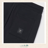 Close-up of Mayoral fabric showing the premium black fleece texture and plush brushed-interior finish | Canada