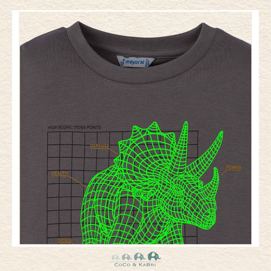 Mayoral Boys Glow - in - the - Dark Dinosaur T-Shirt – PLAY WITH Collection, CoCo & KaBri Children's Boutique