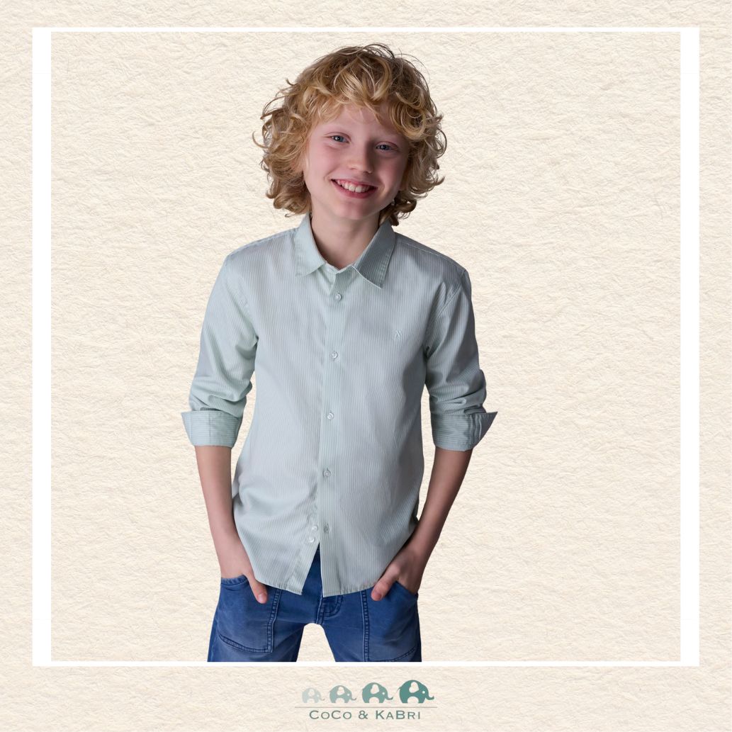 Mayoral Boys Green Button Up Dress Shirt, CoCo & KaBri Children's Boutique