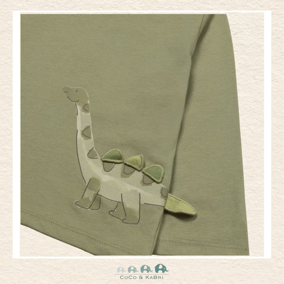 Mayoral: Boys Green Dinosaur Tshirt, CoCo & KaBri Children's Boutique, Brooks Alberta Canada