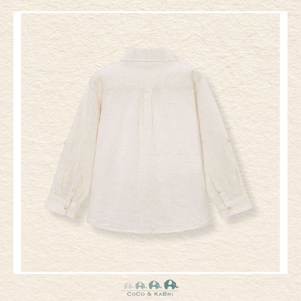 Mayoral: Boys' Linen Button Up Shirt, CoCo & KaBri Children's Boutique