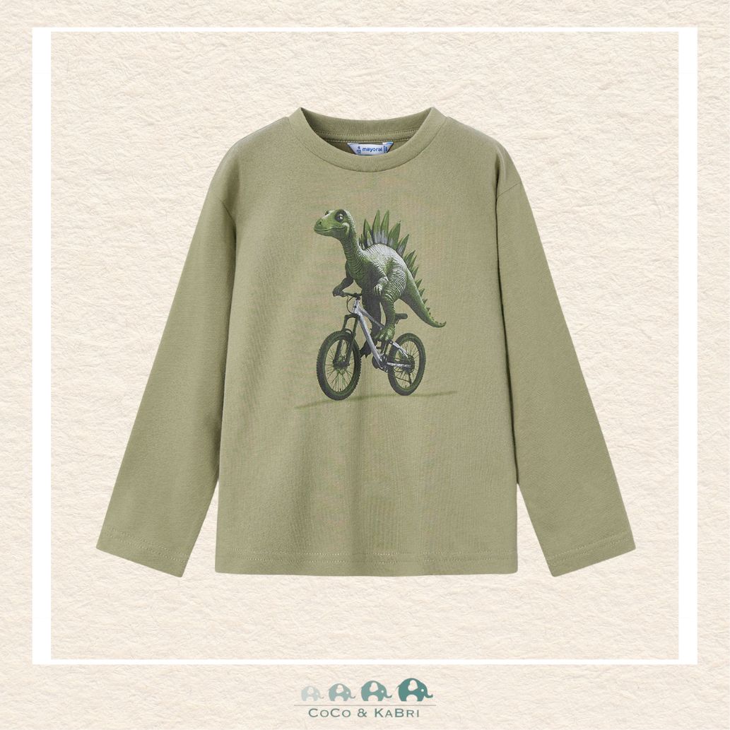 Mayoral Boys Long Sleeve Dinosaur T-Shirt, CoCo & KaBri Children's Boutique