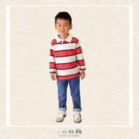 Mayoral Boys Medium Fit Denim on model showing the classic regular fit and rich indigo wash | Canada