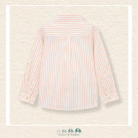 Mayoral: Boys' Peach Button Up Shirt, CoCo & KaBri Children's Boutique