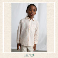 Mayoral: Boys' Peach Button Up Shirt, CoCo & KaBri Children's Boutique