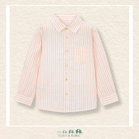 Mayoral: Boys' Peach Button Up Shirt, CoCo & KaBri Children's Boutique