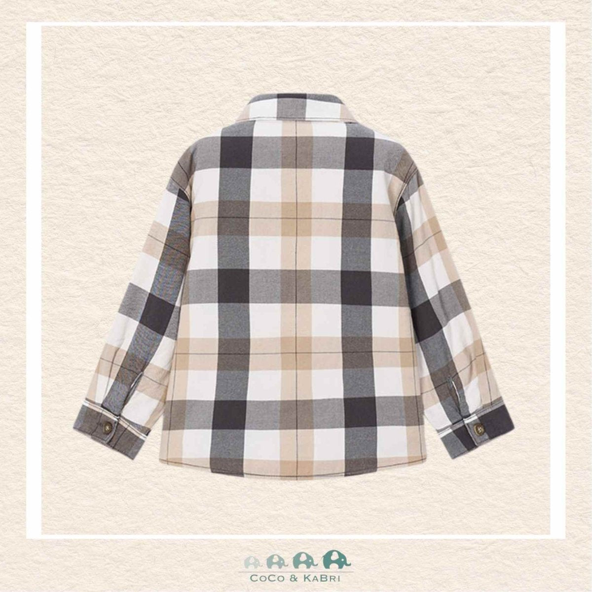 Mayoral Boys: Plaid Overshirt, CoCo & KaBri Children's Boutique, Brooks Alberta Canada