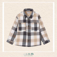 Mayoral Boys: Plaid Overshirt, CoCo & KaBri Children's Boutique, Brooks Alberta Canada