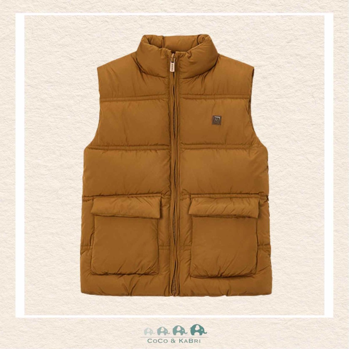 Mayoral Boys Puffer Vest - Mud, CoCo & KaBri Children's Boutique, Brooks Alberta Canada