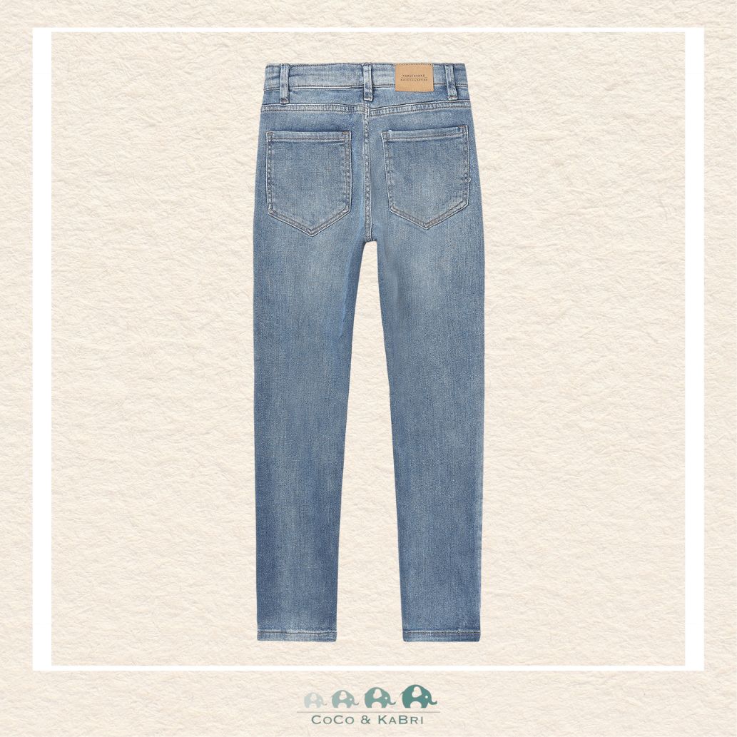 Back view of Mayoral boys denim pants showing the high-quality tailoring and reinforced stitching for daily wear | Canada