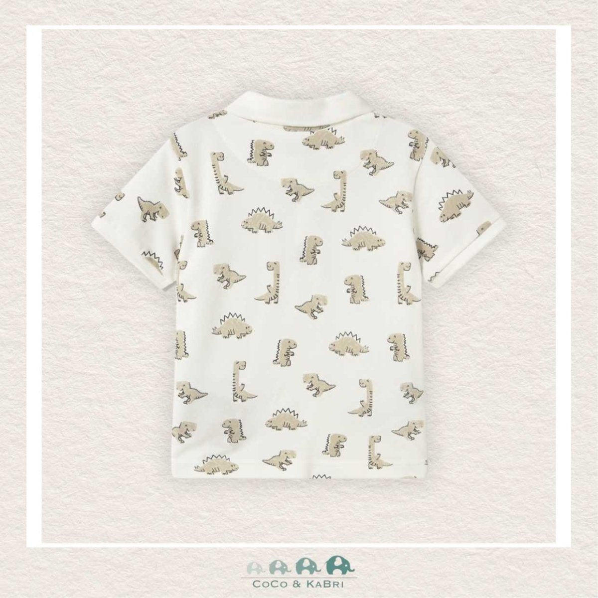 Mayoral Boys: Short Sleeve Dinosaur Polo Shirt, CoCo & KaBri Children's Boutique