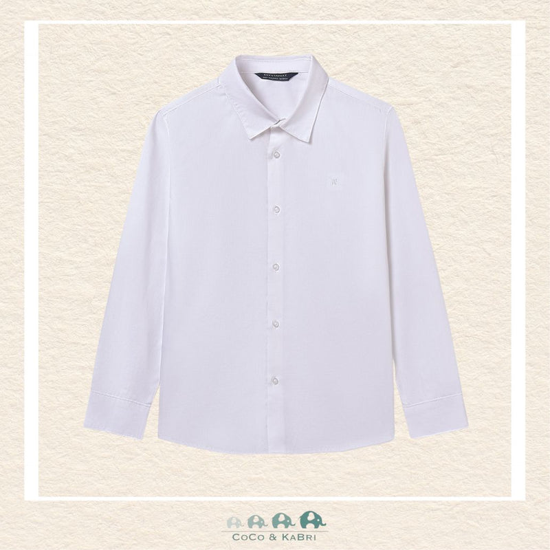 Mayoral Boys White Button Up Dress Shirt, CoCo & KaBri Children's Boutique