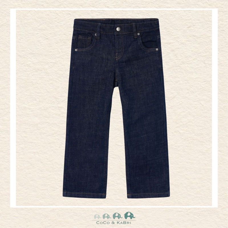 Mayoral: Boys Wide Fit Denim Pants - Dark Indigo, CoCo & KaBri Children's Boutique