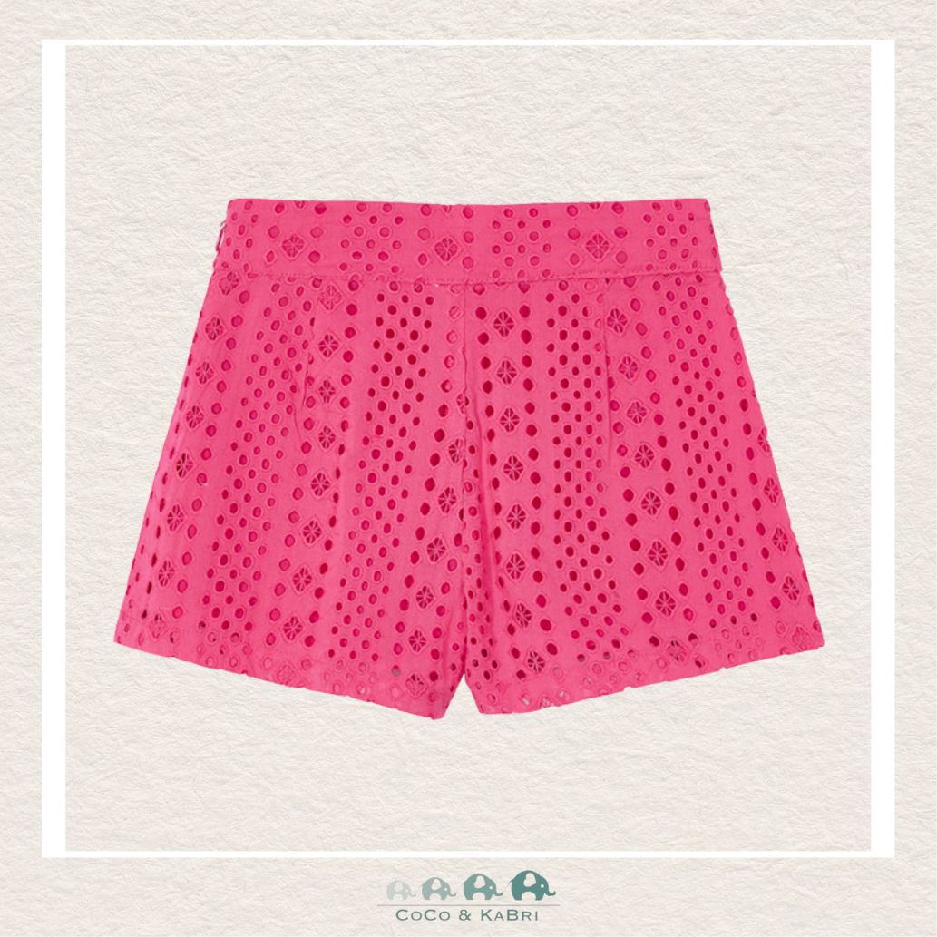 Mayoral Coral Eyelet Shorts, CoCo & KaBri Children's Boutique