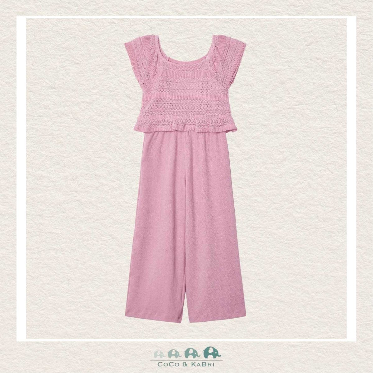 Mayoral Crochet style Pink Romper, CoCo & KaBri Children's Boutique
