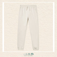 Front view of Mayoral youth fleece jogging pants featuring a plush brushed interior and elasticated cuffs for sizes 8-16 | Canada
