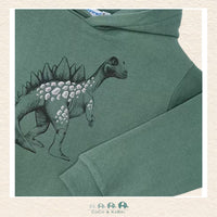 Mayoral: Embossment Dinosaur Hoodie - Fir, CoCo & KaBri Children's Boutique