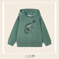 Mayoral: Embossment Dinosaur Hoodie - Fir, CoCo & KaBri Children's Boutique