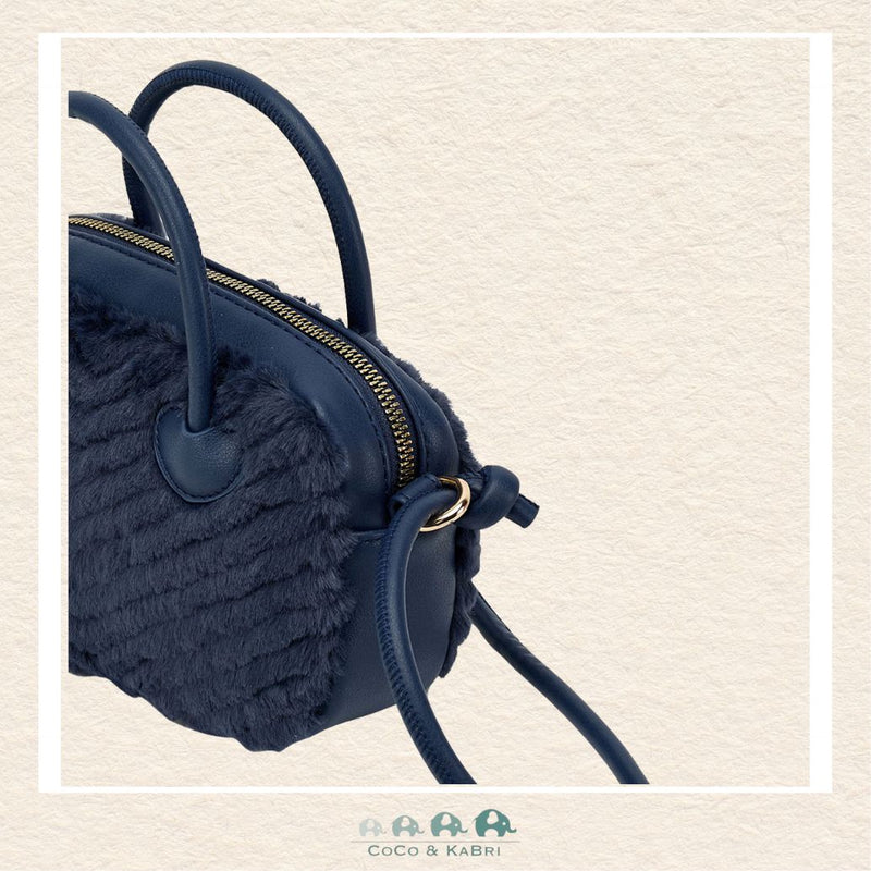 Mayoral: Faux Fur Handbag - Navy, CoCo & KaBri Children's Boutique