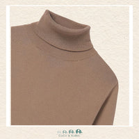 Mayoral: Girl Basic Turtleneck Sweater - Camel, CoCo & KaBri Children's Boutique