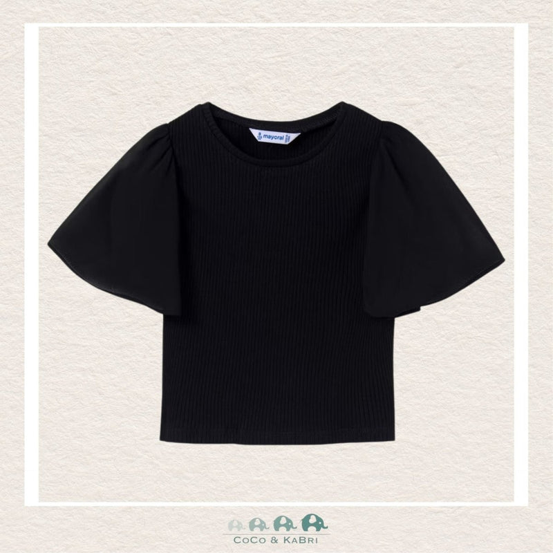 Mayoral Girl Black Shirt, CoCo & KaBri Children's Boutique