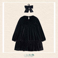 Mayoral: Girl Velvet Dress - Black, CoCo & KaBri Children's Boutique, Brooks Alberta Canada