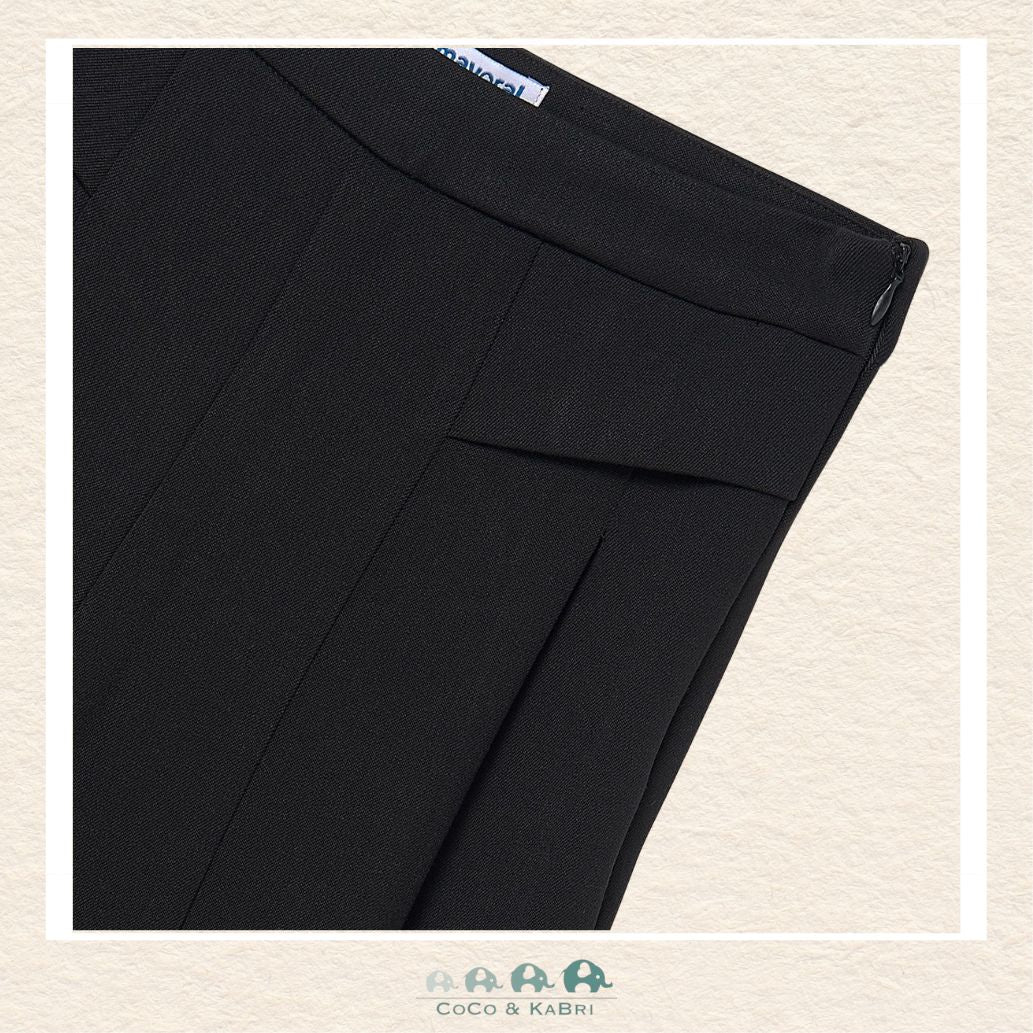 Mayoral: Girls' Black Wide Leg Pants, CoCo & KaBri Children's Boutique