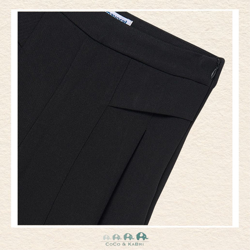 Mayoral: Girls' Black Wide Leg Pants, CoCo & KaBri Children's Boutique