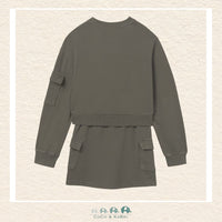 Mayoral: Girls Cargo Skirt and Sweatshirt Set, CoCo & KaBri Children's Boutique