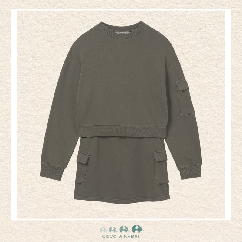 Mayoral: Girls Cargo Skirt and Sweatshirt Set, CoCo & KaBri Children's Boutique